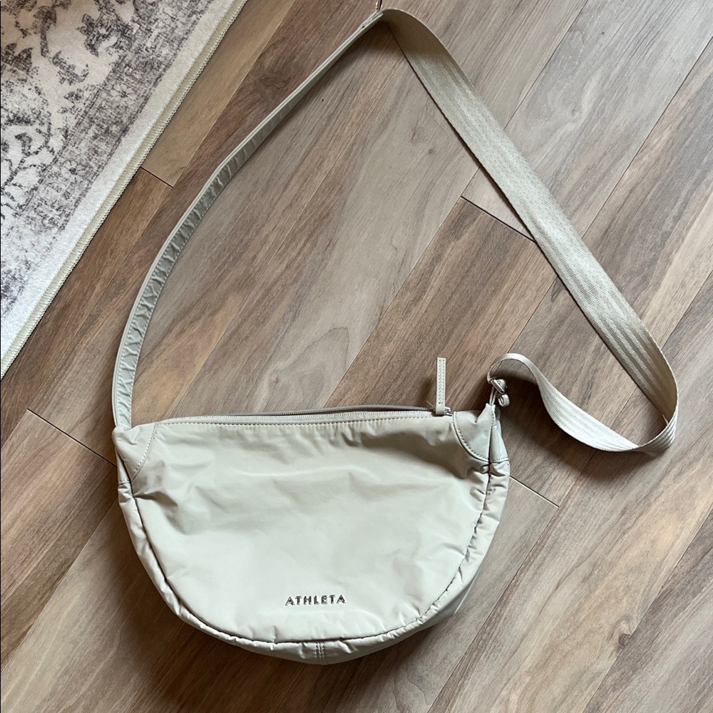 Athleta Beige Crossbody Bag